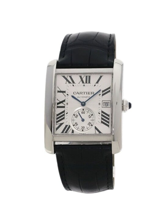 Cartier Tank MC LM Watch SS Leather main image 12